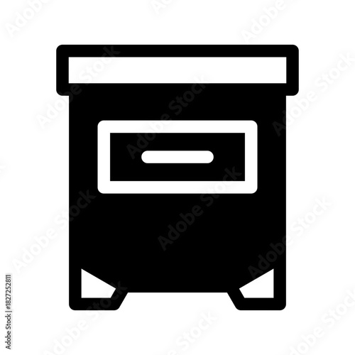 Cabinet Icon Vector Symbol Design Illustration