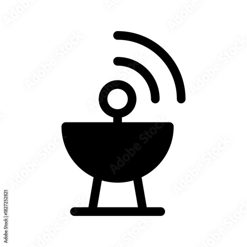 Satellite Icon Vector Symbol Design Illustration