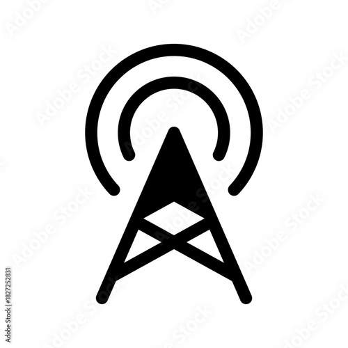 Antenna Icon Vector Symbol Design Illustration
