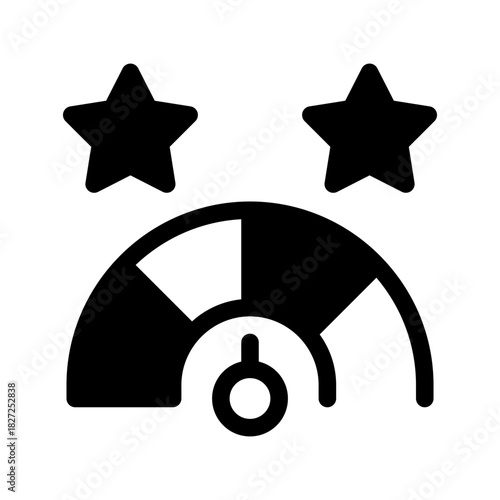Rating Icon Vector Symbol Design Illustration