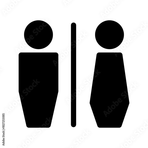 Toilet Icon Vector Symbol Design Illustration