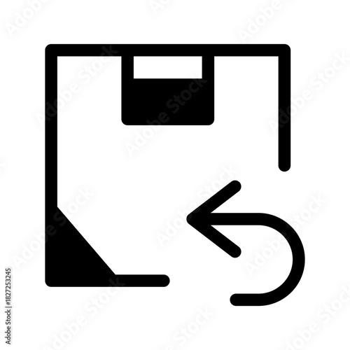 Return Icon Vector Symbol Design Illustration