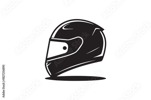 helmet motorcycle helmet icon vector for rider safety and sport