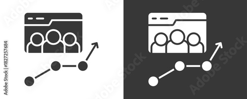 Web Traffic Icon Set Vector Collection Isolated In Black And White