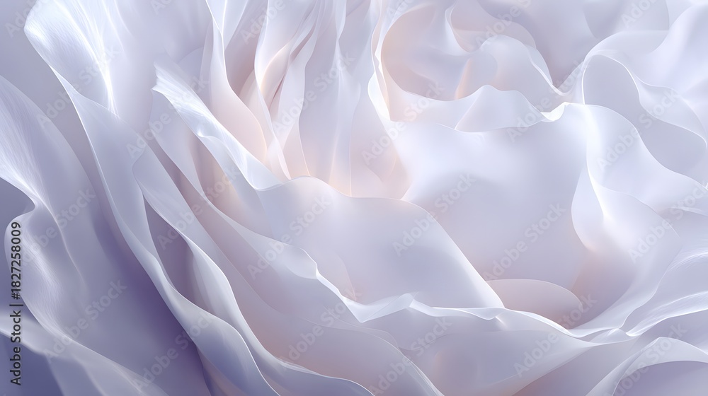 Fototapeta premium Abstract flowing fabric texture background in soft pastel colors.