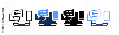 Interaction multiple icon