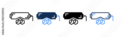 Virtual Reality multiple icon