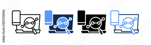Research multiple icon