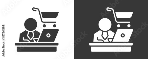 Cpa Icon Set Vector Collection Isolated In Black And White