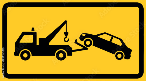 Tow truck sign