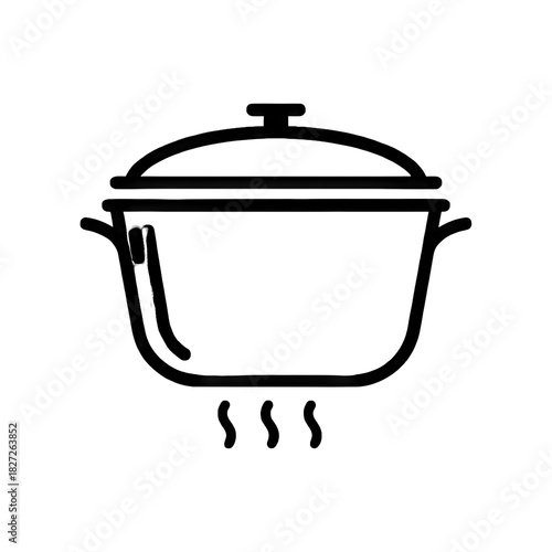 Fresh Green Grape Cluster Icon Isolated on White with Bright Leafy Detail Perfect for Food Branding and Fruit Production Applications