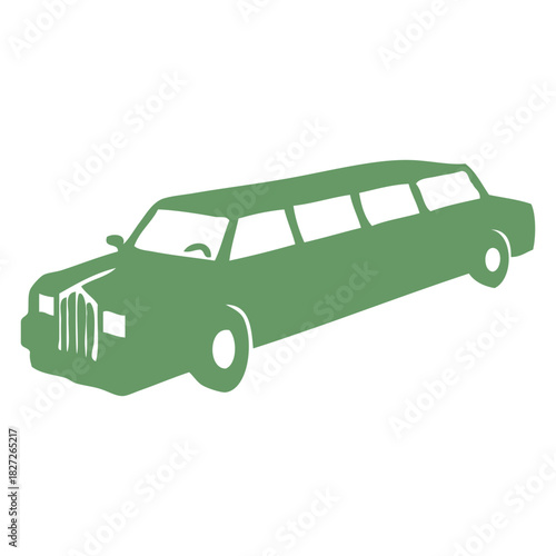 Green Limousine Icon