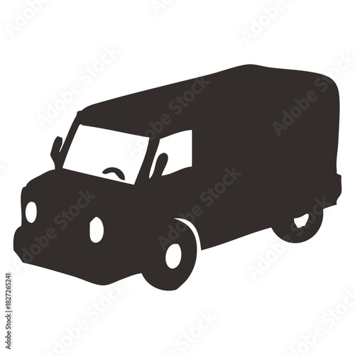 Delivery Truck Silhouette