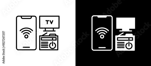 Massmedia blackwhite icon