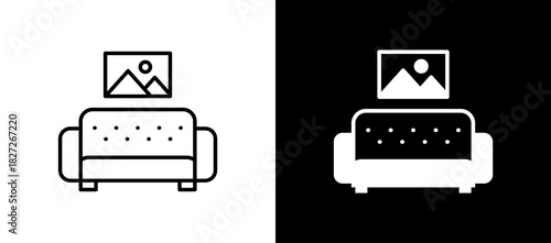 Living Room blackwhite icon