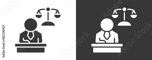 Ethical Leadership Icon Set Vector Collection Isolated In Black And White
