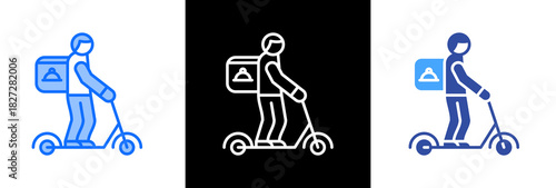 Scooter triplestyle icon