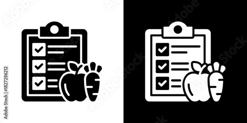 Healthy Diet Icon Vector Illustration. Flat Style Design Created For Creative Flexibility In Light And Dark Versions. 