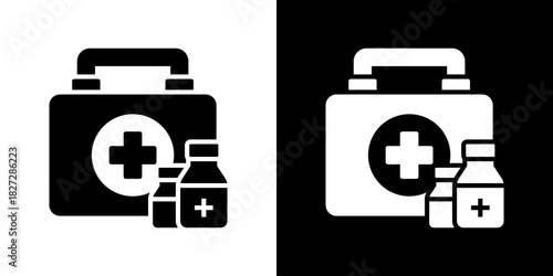 First Aid Icon Vector Illustration. Flat Style Design Created For Creative Flexibility In Light And Dark Versions. 