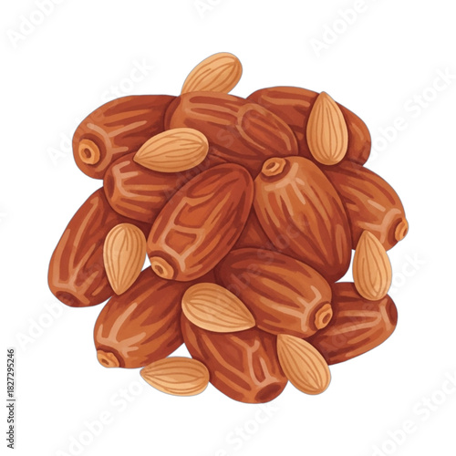 Dates and Almonds A Nutritious and Delicious Combination.