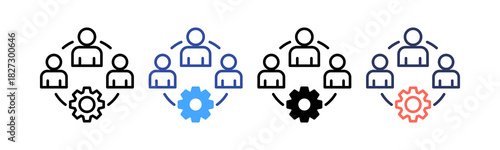 Stakeholder multiple icon