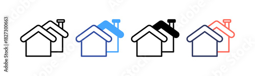 Real Estate multiple icon