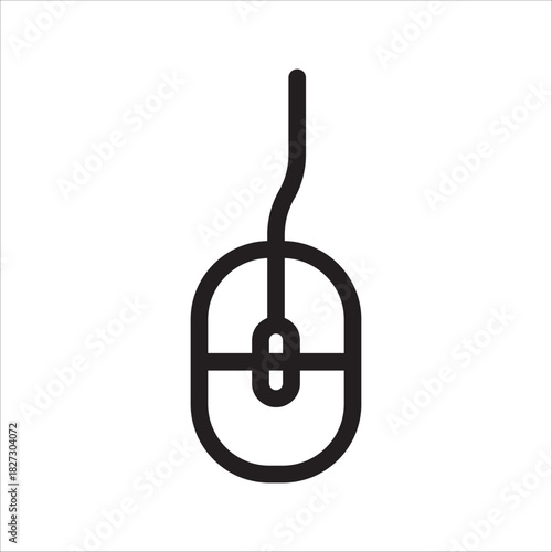 mouse icon, with a white background