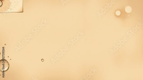 Plain Beige Paper Background with Soft Texture