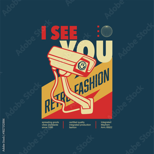 i see you slogan abstract vin...