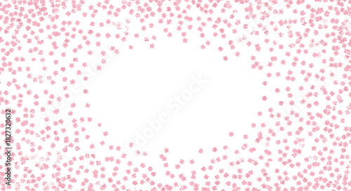 Romantic pink flower blossom background for Valentine's Day designs and springtime cards, delicate floral pattern with copy space for invitations