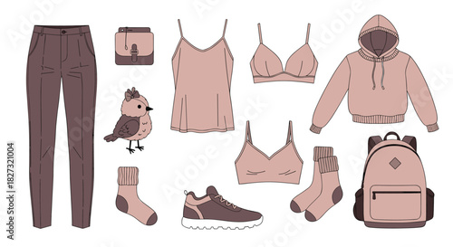 Explore stylish casual wear essentials with comfy hoodie, backpack, and chic accessories for a trendy, relaxed, and fashionable everyday look.