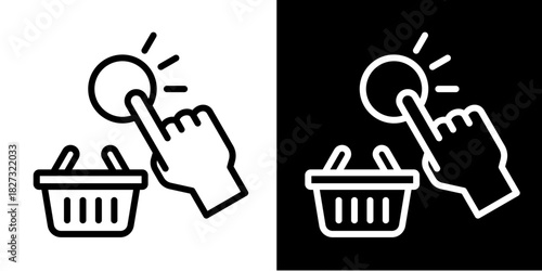 Customer Touchpoint  Icon Set White Style Collection