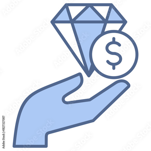 Value Blue Icon