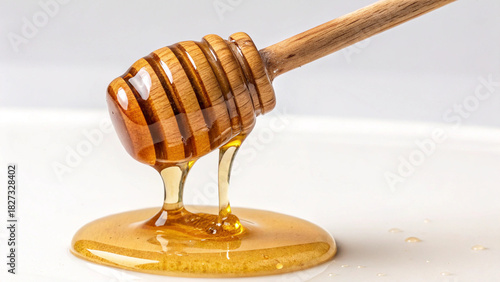 Honey Dripper With Flowing Honey