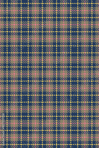 Tartan seamless pattern diagonal stripes classic.Plaid Scottish lattice cross line warm color.Geometric checkered warp weft traditional vector illustration. For fabric,clothes,skirts,blanket,decorate.