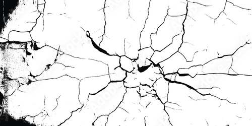 White cracked texture background, featuring a white background with a dry, cracked pattern. The white background adds a rustic feel.