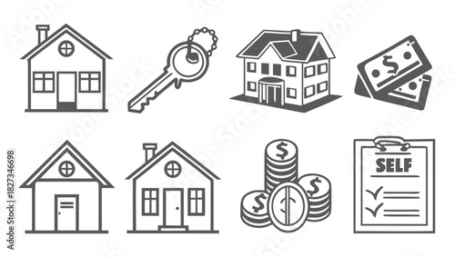 Home, Car, and Money Financial Assets