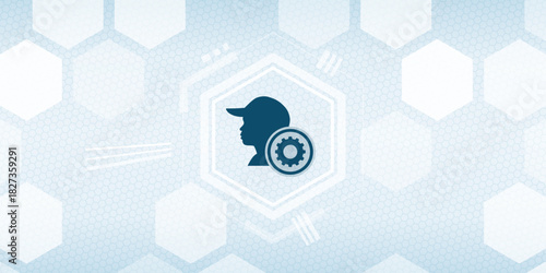 Child Profile Settings Vector Header - Parental Control and Youth Account Configuration