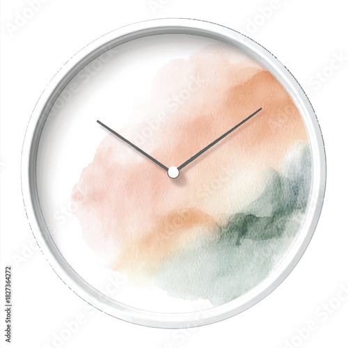 yuniazizah__cute_Wall_clock_in_neutral_muted_colours_in_the_sty_219ea763-f6e9-459a-8b17-99f4ee523f13