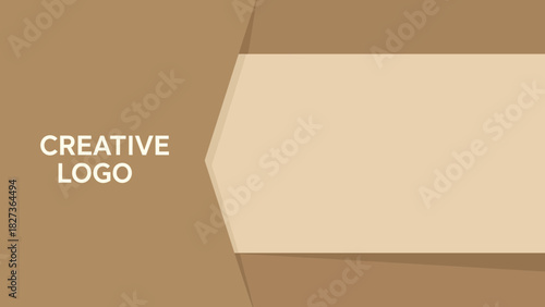 Minimalist Presentation Template with Geometric Design and Neutral Color Palette