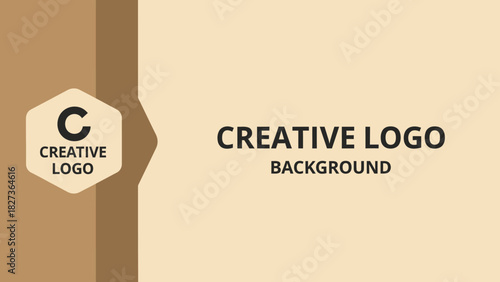 Elegant graphic design background with a professional touch, perfect for corporate presentations, brand identity kits, or creative logo display