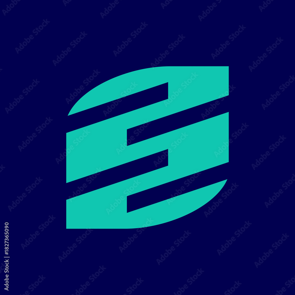 Fototapeta premium Abstract logo. Logo design. Template elements. Geometric abstract logo