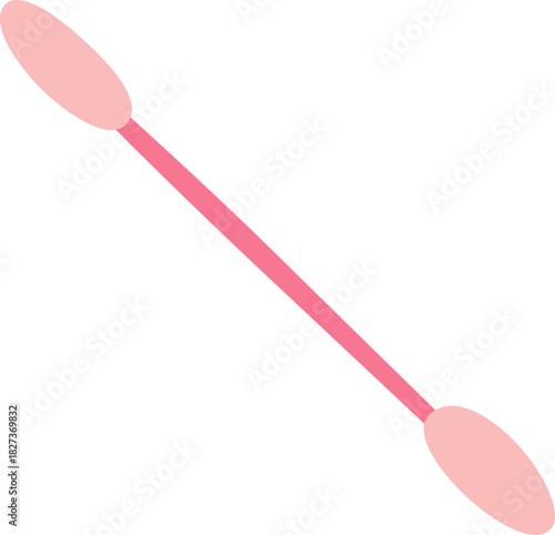 Cotton swab with pink tips Element