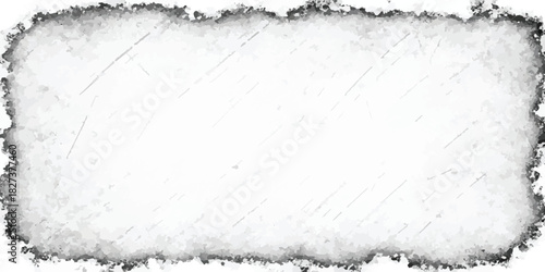 Distressed grunge frame with rough edges a textured border element perfect for adding a vintage or worn effect to photos and designs