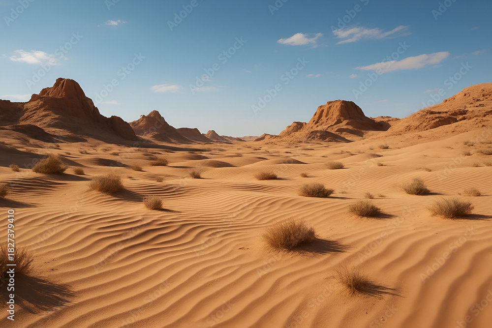 Naklejka premium sand dunes in the desert