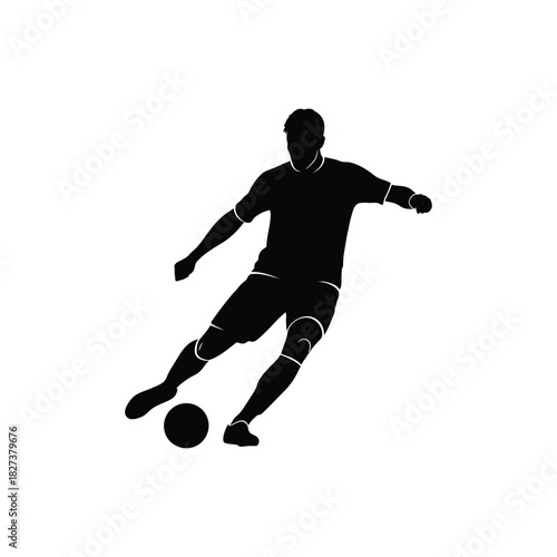 Silhouette of a basketball player shooting the ball