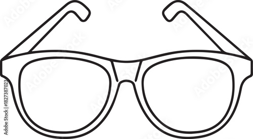 Sleek eyewear design offering a timeless style, perfect for fashion, sun protection, or vision correction, a classic accessory for any occasion