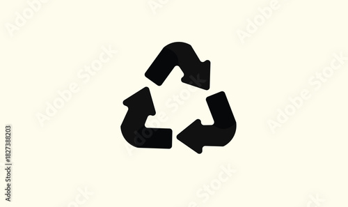 Recycle icon design vector