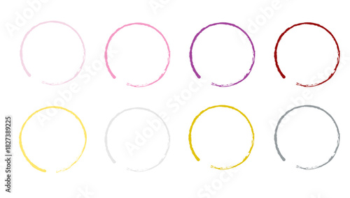 筆で描いたようなフレームセット