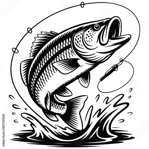 fishing t-shirt design